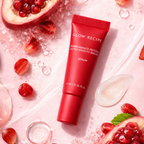 Pomegranate ingredient skincare shot with Glow Recipe peptide serum antioxidant rich formula