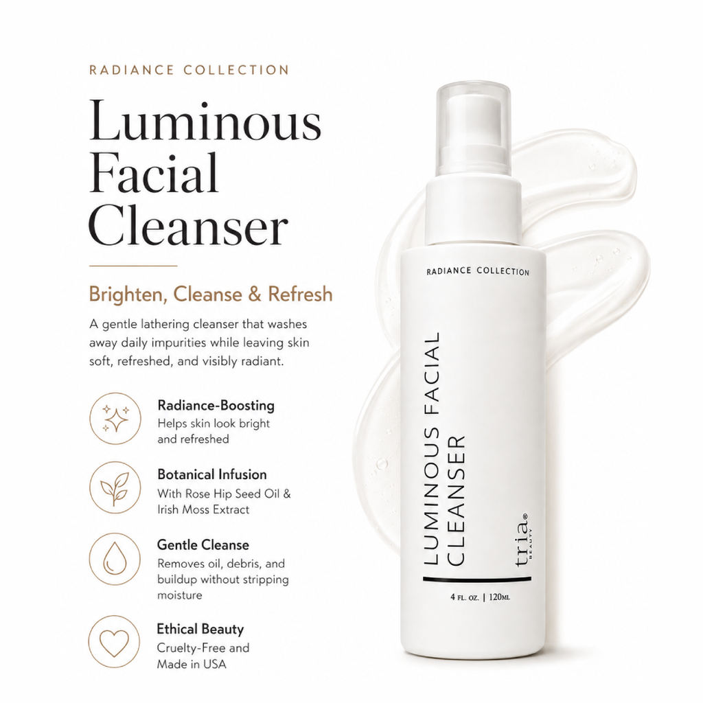 Tria Beauty Luminous Facial Cleanser - Radiance Collection Smoothing Wash (4 fl oz)