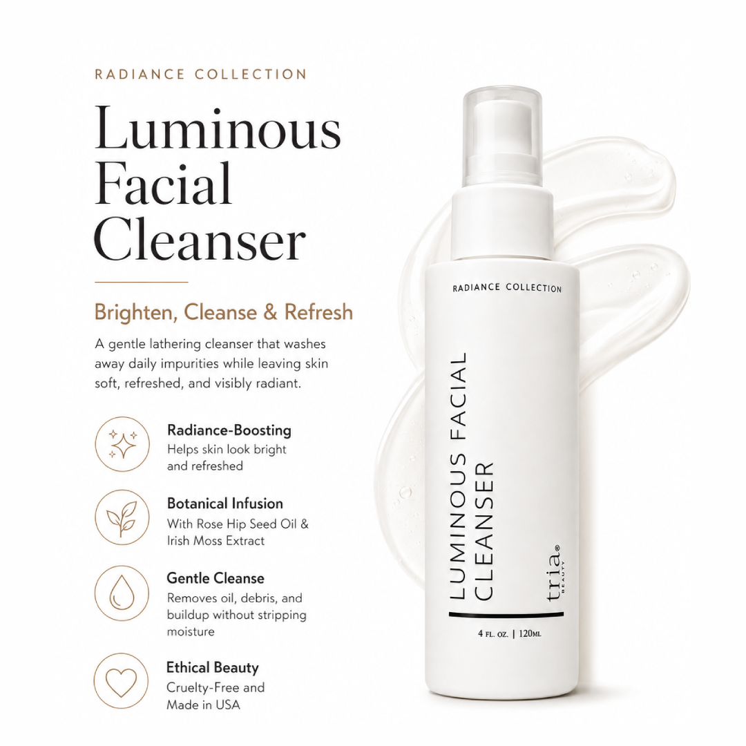 Tria Beauty Luminous Facial Cleanser - Radiance Collection Smoothing Wash (4 fl oz)