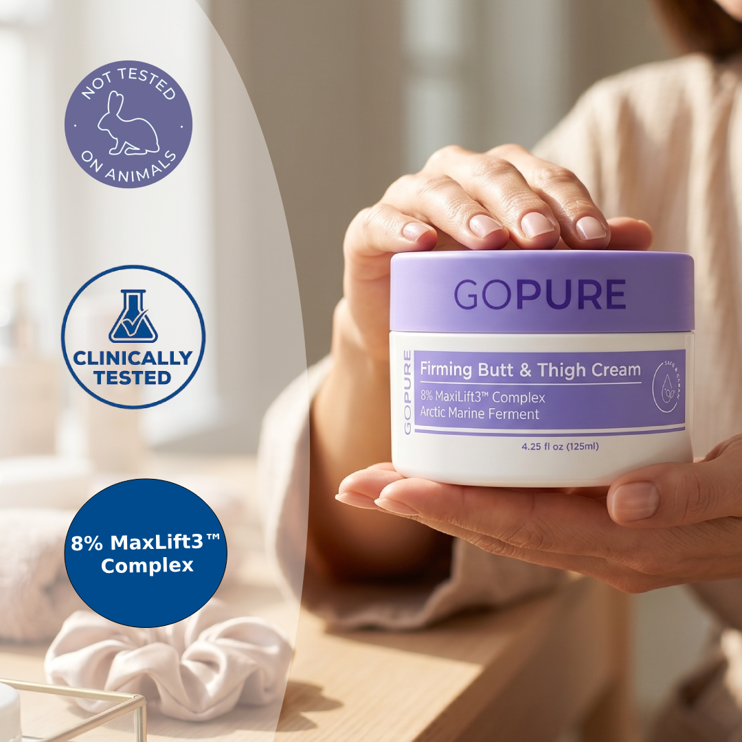 GOPURE Firming Butt & Thigh Cream (125ml) – Firming & Smoothing Treatment